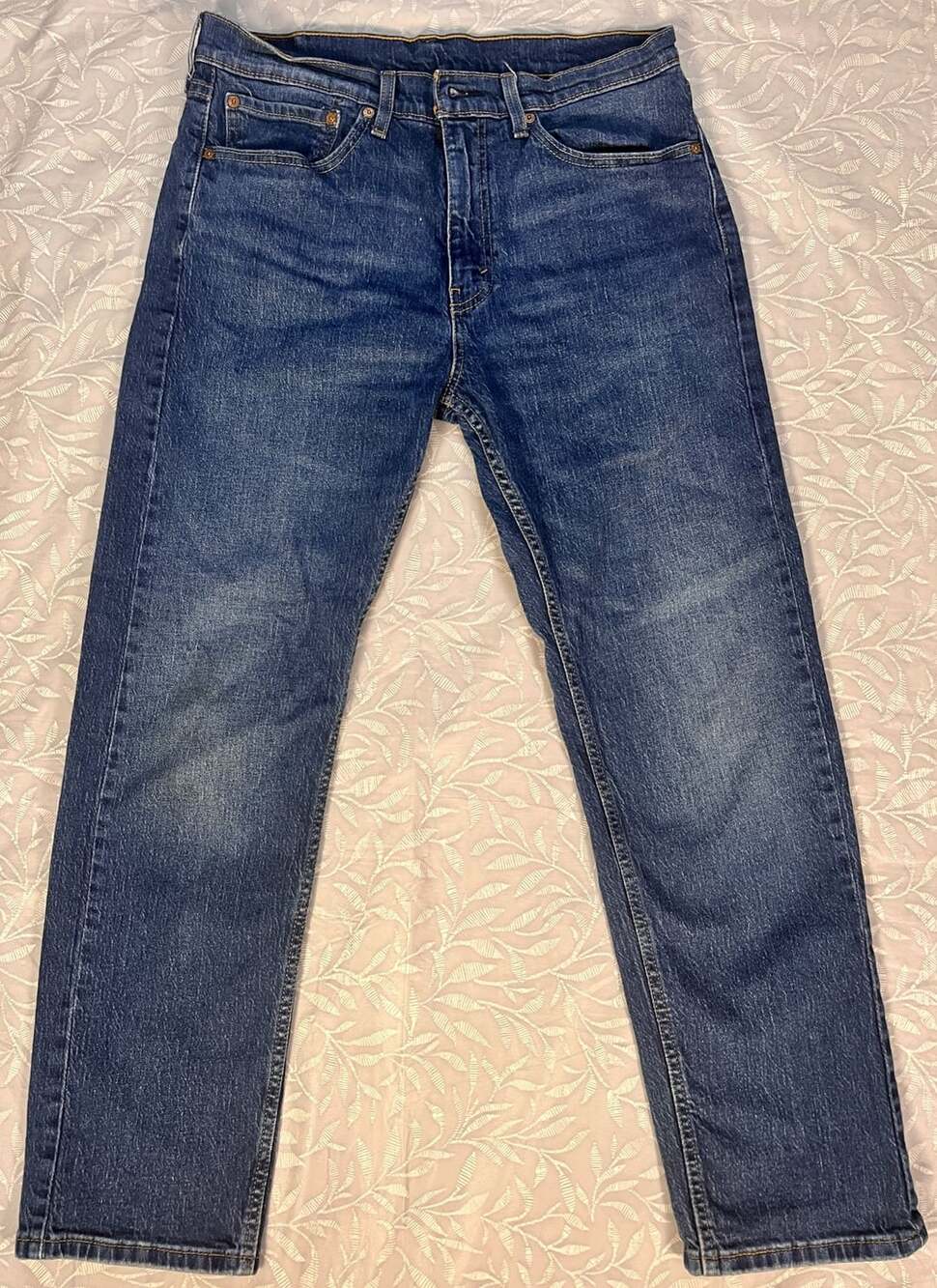 Levi’s 505 Regular Fit Jeans Tagged W34 L30 (34x27.5) Blue Denim